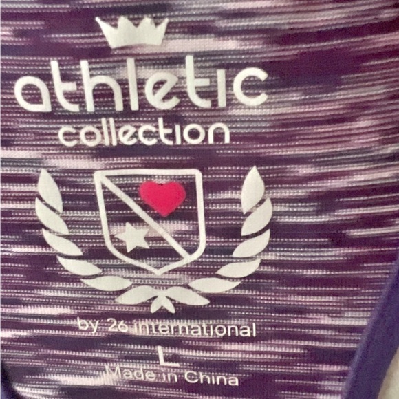 Casual Heathered Purple Tank Top - Picture 4 of 5